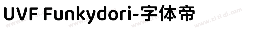 UVF Funkydori字体转换